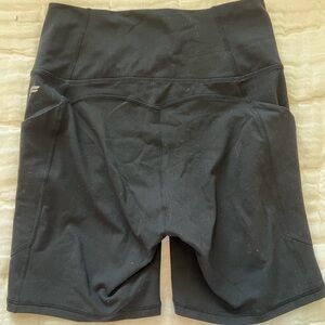 Fabletics Black Bike Shorts Performance Fit